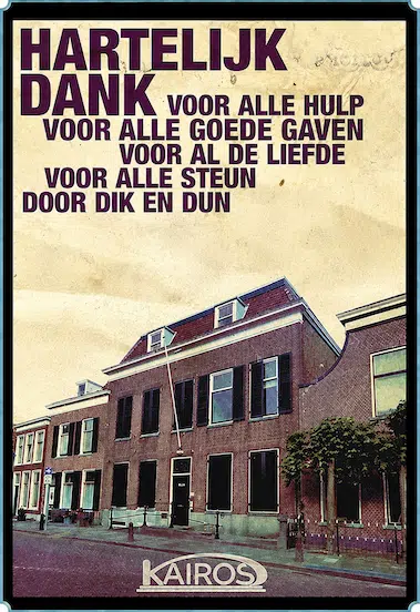 bedankt namens kairos